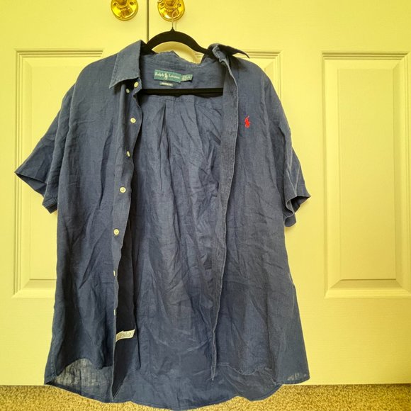 Ralph Lauren men's Custom Fit Button Down Shirt - Picture 3 of 9